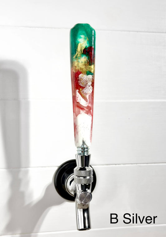 Christmas Cheers Resin Beer Tap Handles