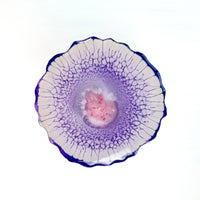 Amethyst Bloom Agate Resin Coaster