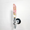 Blush Quartz Glow Crystal-Shaped Resin Beer Tap Handle
