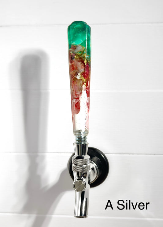 Christmas Cheers Resin Beer Tap Handles