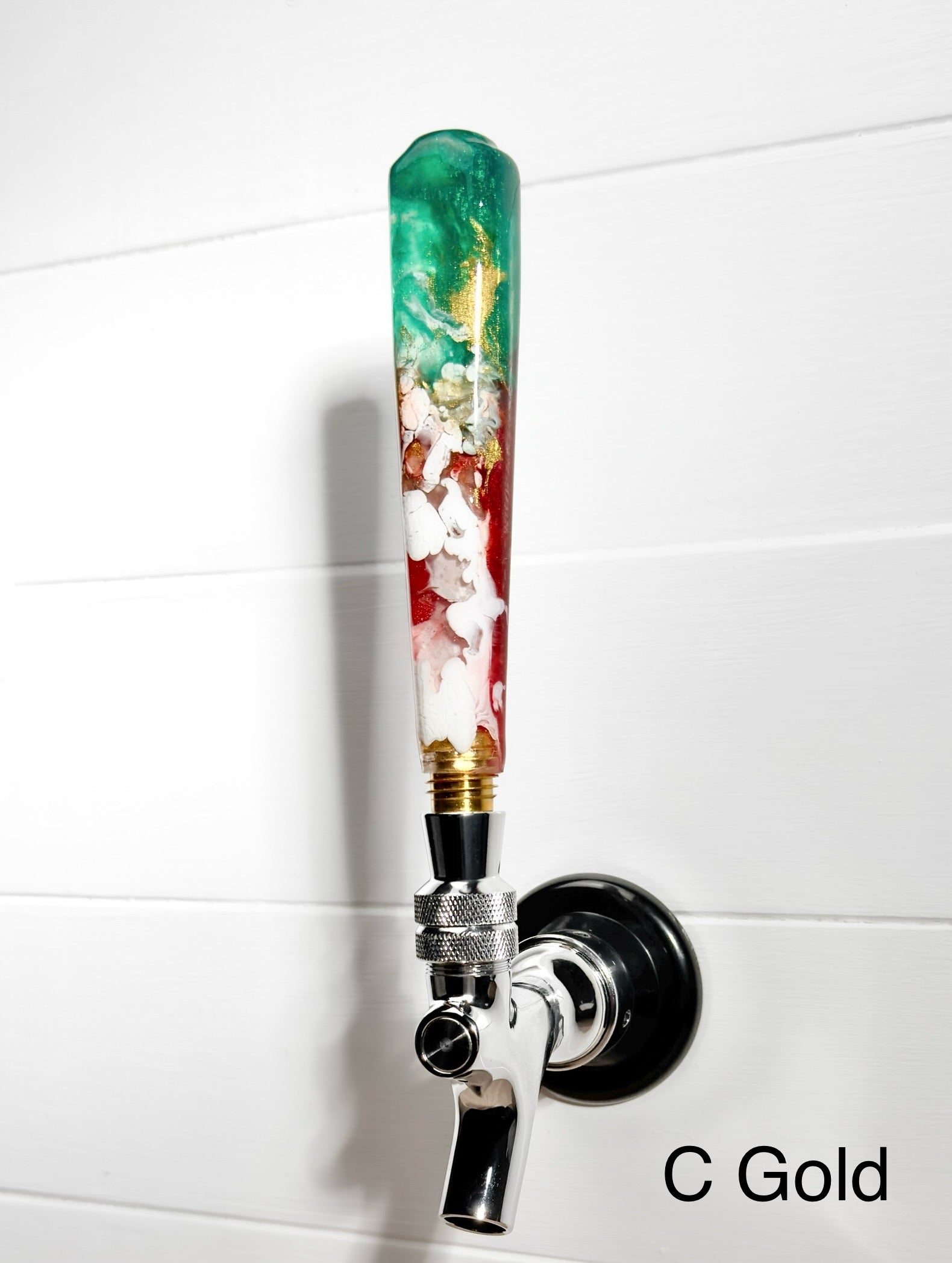 Christmas Cheers Resin Beer Tap Handles
