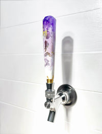 Violet Mirage Classic-Shaped Resin Beer Tap Handle