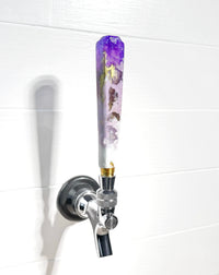 Violet Mirage Classic-Shaped Resin Beer Tap Handle