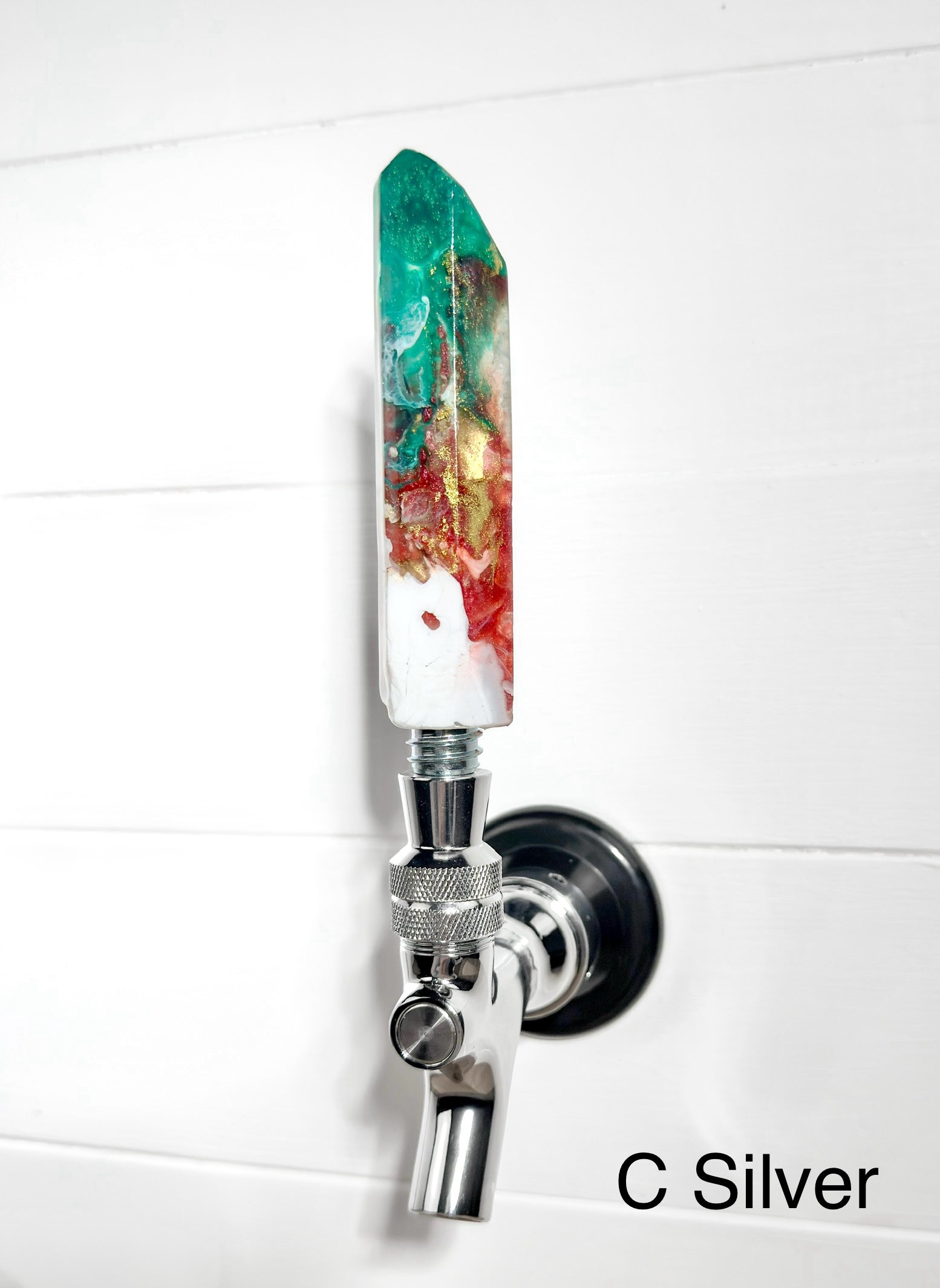 Christmas Cheers Resin Beer Tap Handles