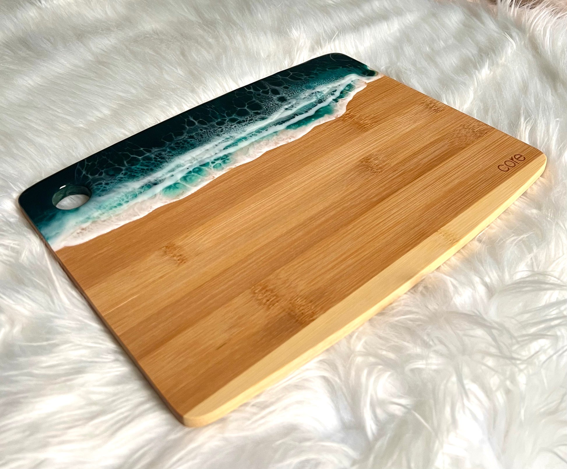 Ocean Waves Resin Cutting Board