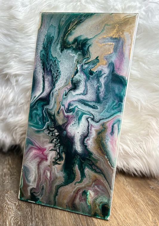 10"x20" Resin Puddle Pour Painting