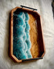 Resin Beach Waves Tray