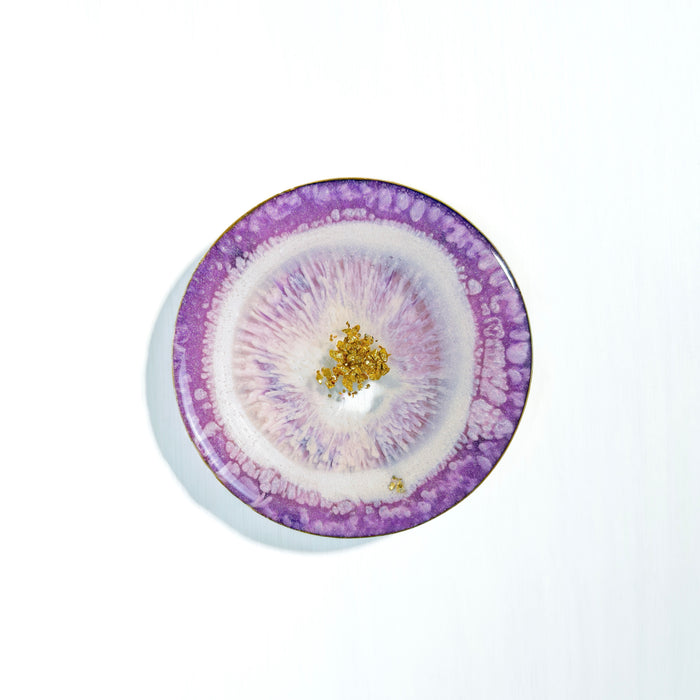 Lavender Frost Resin Coaster