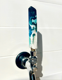 Oceanic Elegance Crystal-Shaped Beer Tap Handle