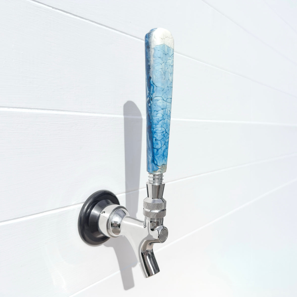 Ombre Blue Classic-Shaped Resin Beer Tap Handle