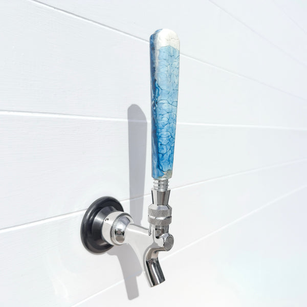 Ombre Blue Classic-Shaped Resin Beer Tap Handle