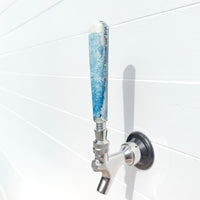 Ombre Blue Classic-Shaped Resin Beer Tap Handle