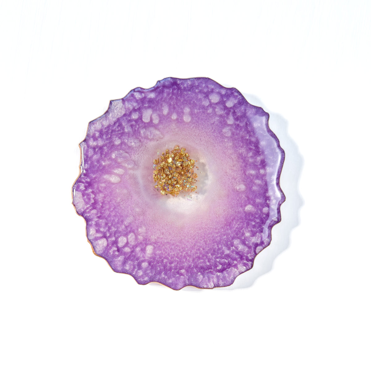 Orchid Glow Agate Coaster