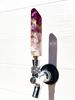 Rosé Quartz Luxe Crystal-Shaped Resin Beer Tap Handle