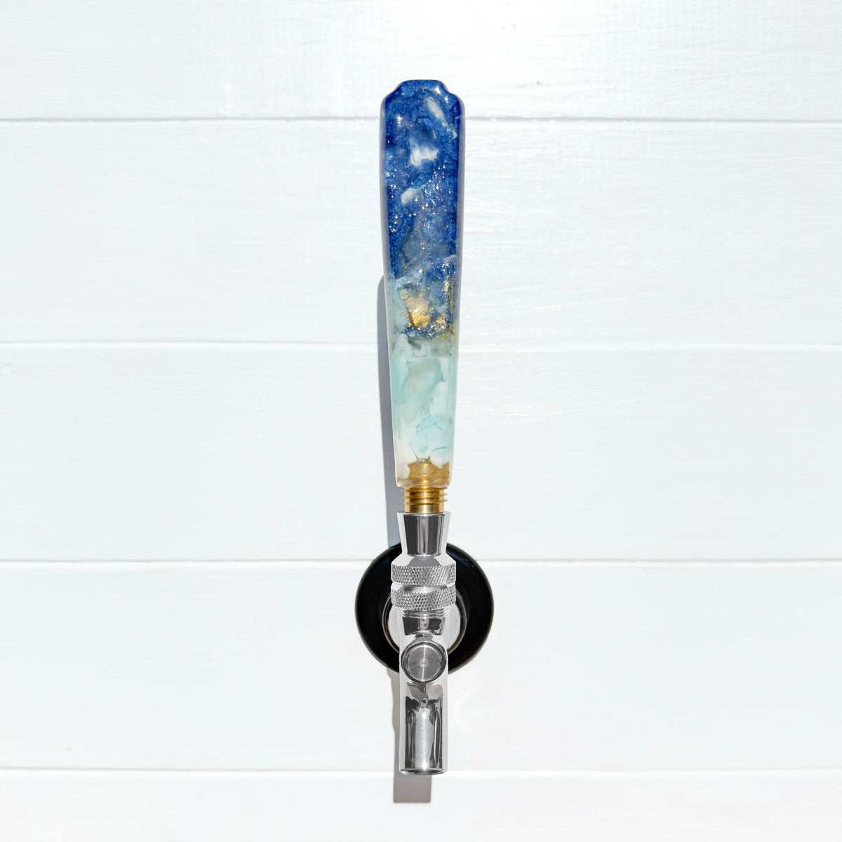 Sapphire Celeste Classic-Shaped Resin Beer Tap Handle