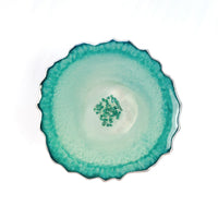 Sea Glass Serenity Resin Geode Coaster