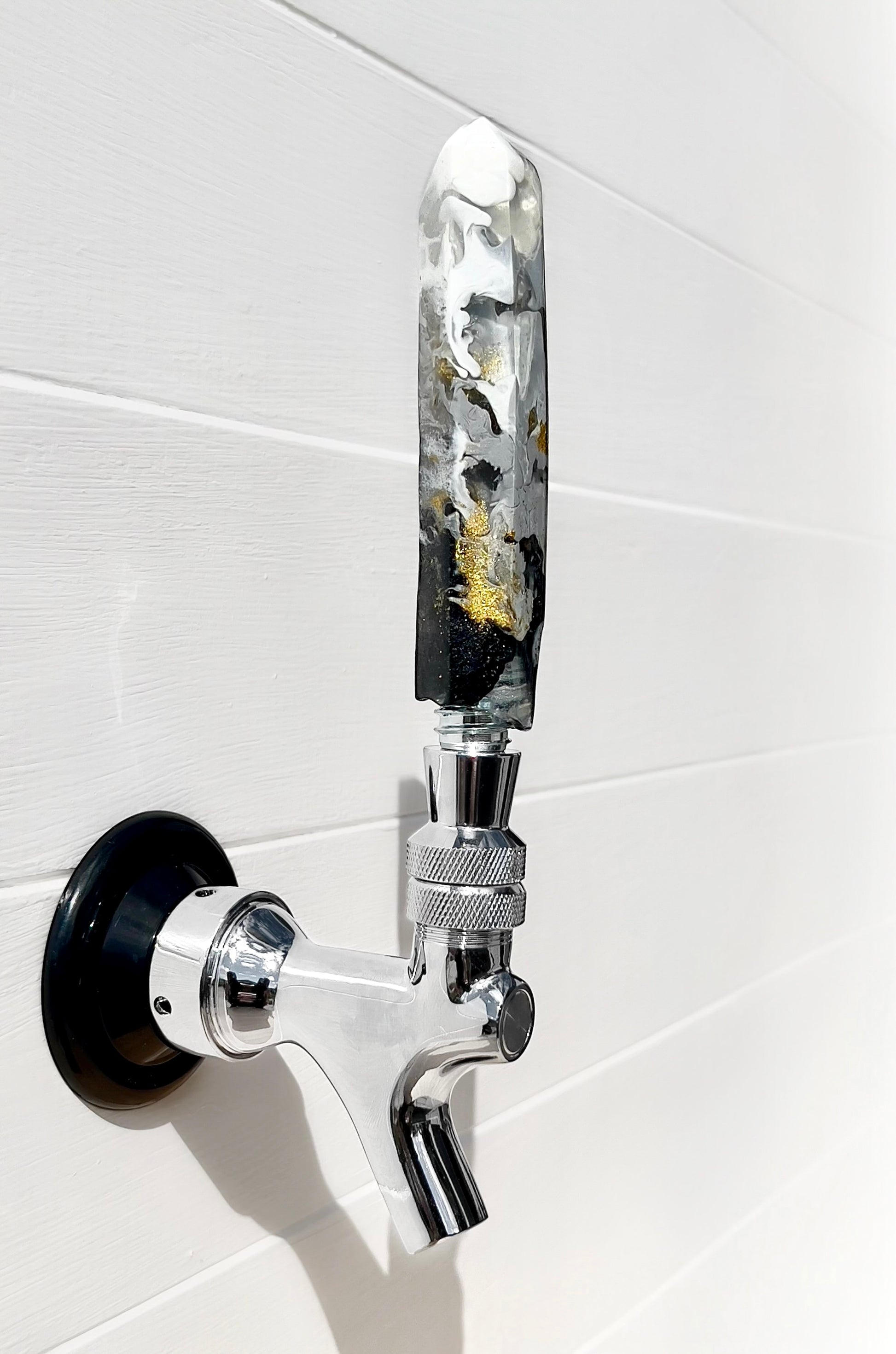 Tourmaline Crystal-Shaped Beer Tap Handle