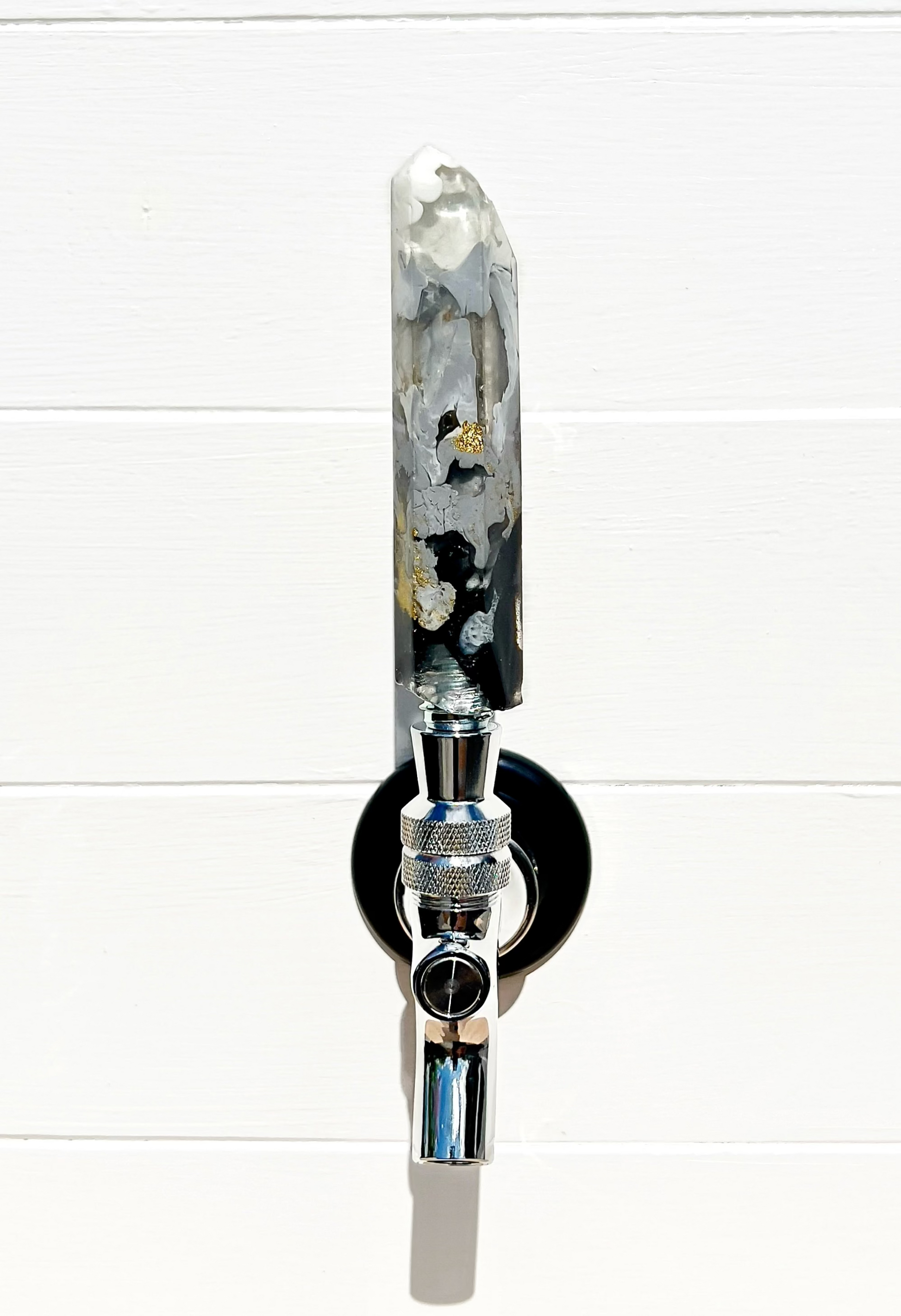 Tourmaline Crystal-Shaped Beer Tap Handle