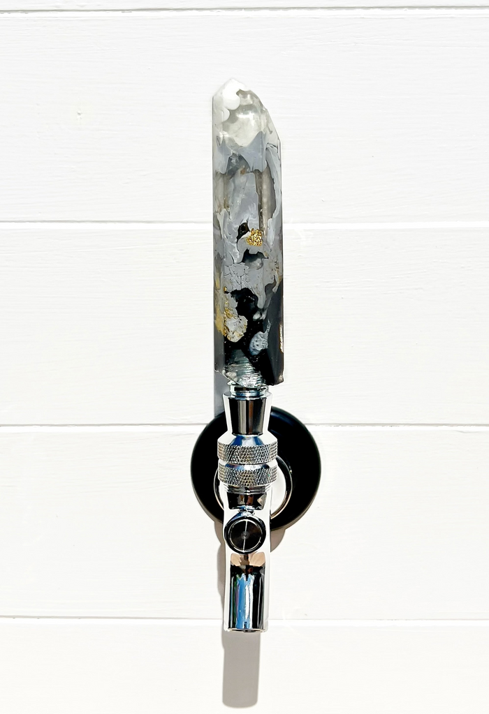 Tourmaline Crystal-Shaped Beer Tap Handle