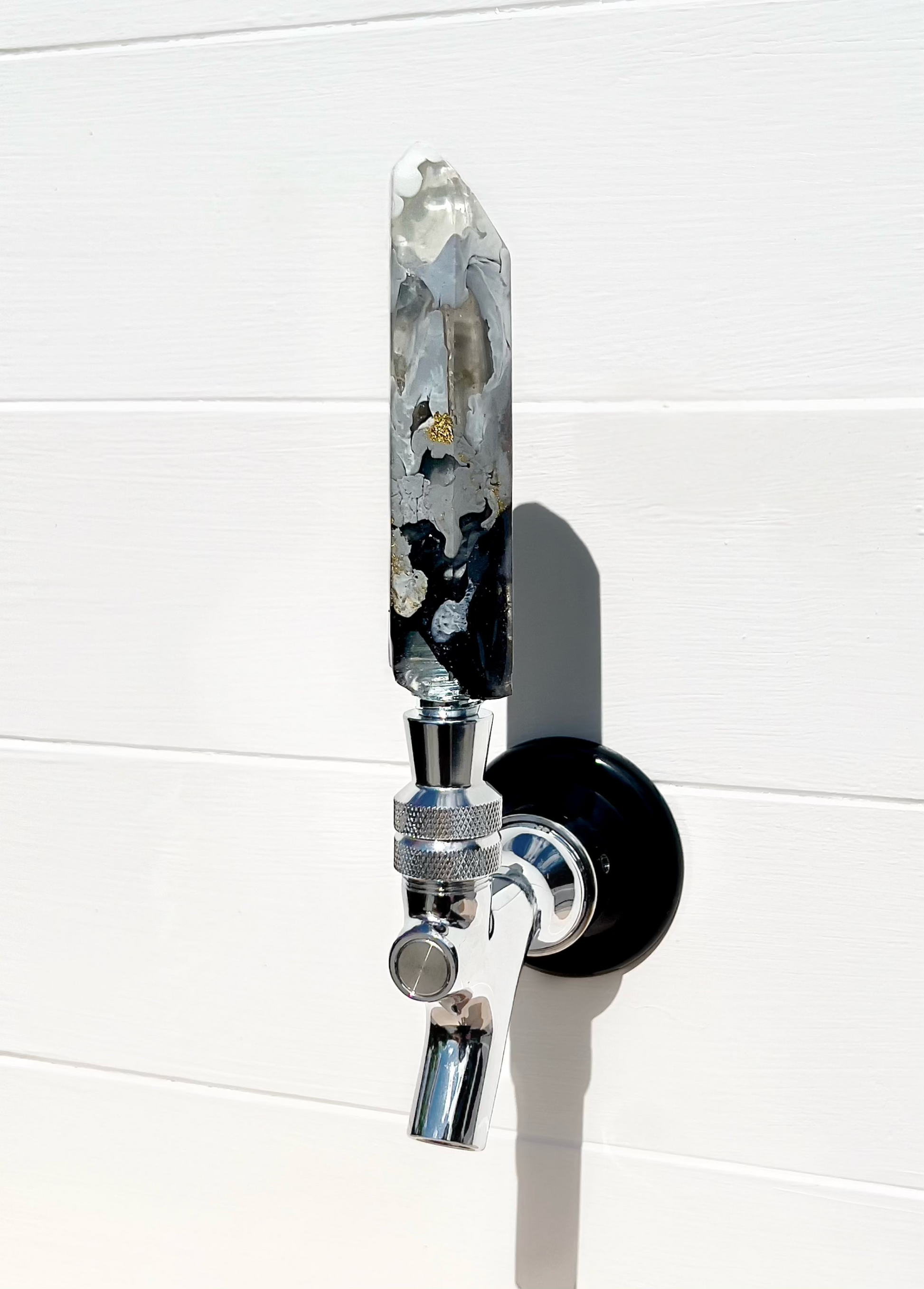 Tourmaline Crystal-Shaped Beer Tap Handle