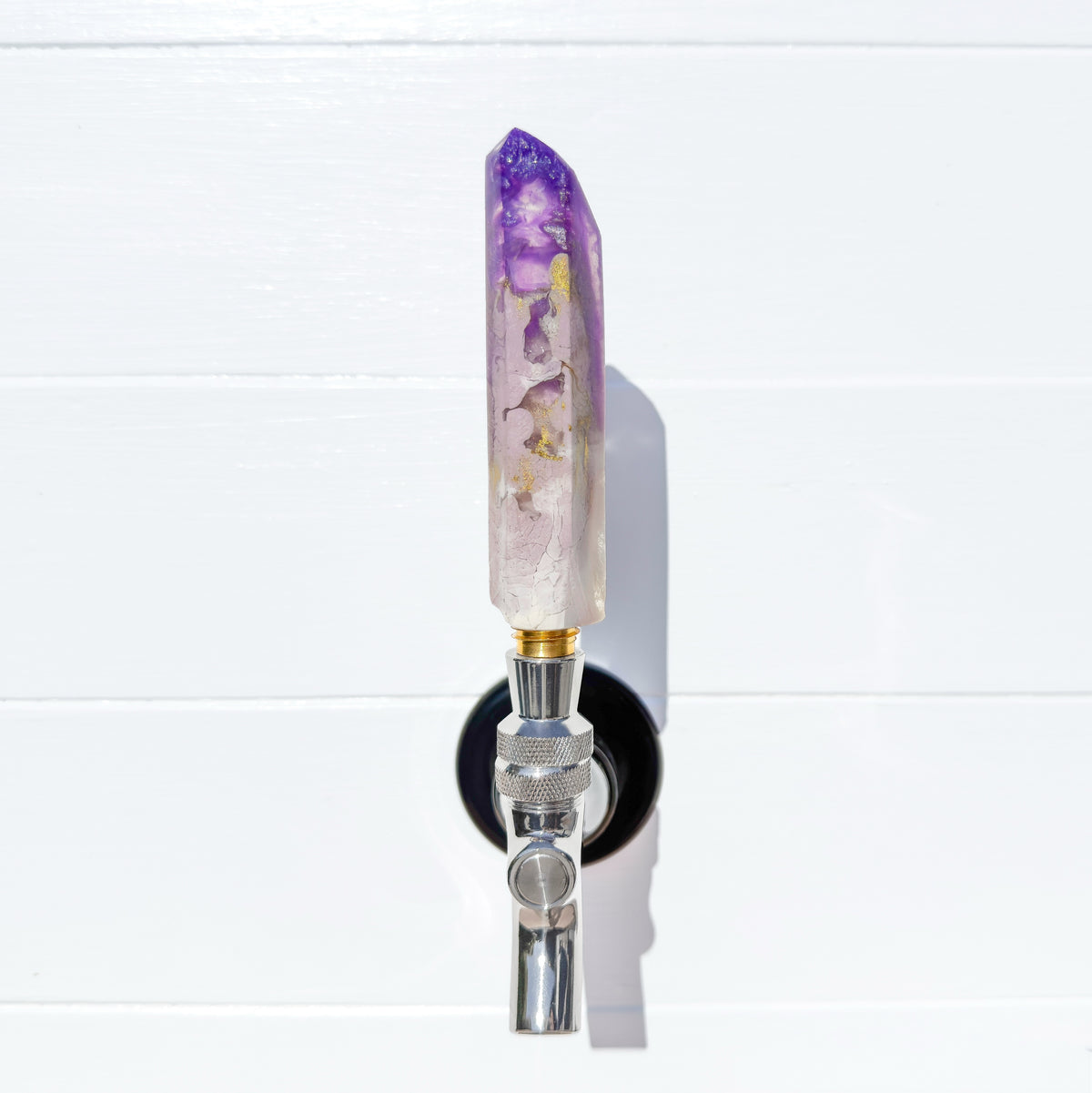 Violet Mirage Crystal-Shaped Resin Beer Tap Handle (Copy)