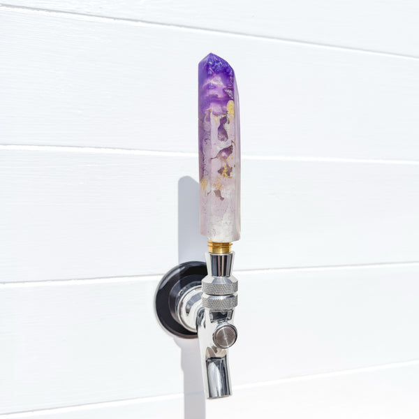 Violet Mirage Crystal-Shaped Resin Beer Tap Handle (Copy)