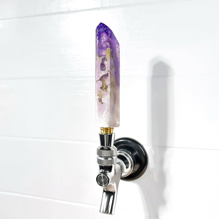 Violet Mirage Crystal-Shaped Resin Beer Tap Handle (Copy)