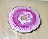 Individual (1 ea) Pink Agate-Shaped Casted Resin Coaster - L.A. Resin Art