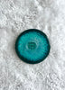 Individual (1 ea) Turquoise Casted Round Casted Resin Coaster - L.A. Resin Art