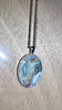 Large, Chunky Oval Resin Pendant Necklace - L.A. Resin Art