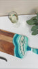 Coastal Serenity Resin Geode Charcuterie Tray