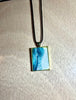 Small Rectangle Resin Pendant Necklace - L.A. Resin Art