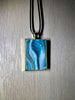 Small Rectangle Resin Pendant Necklace - L.A. Resin Art