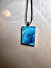 Small Rectangle Resin Pendant Necklace - L.A. Resin Art