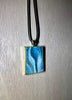 Small Rectangle Resin Pendant Necklace - L.A. Resin Art