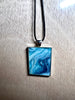 Small Rectangle Resin Pendant Necklace - L.A. Resin Art