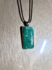 Small Rectangle Resin Pendant Necklace - L.A. Resin Art