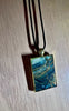 Small Rectangle Resin Pendant Necklace - L.A. Resin Art